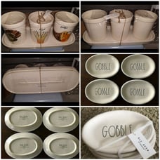 Rae Dunn thanksgiving Dinner plate caddy