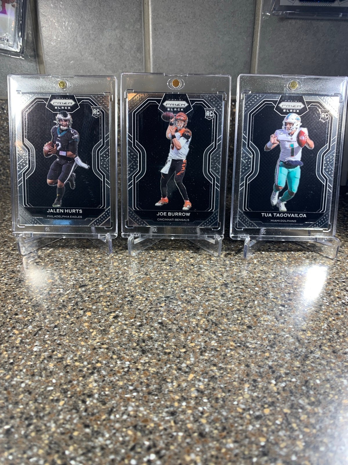 2020 PRIZM BLACK TUA / BURROW / HURTS ROOKIE LOT