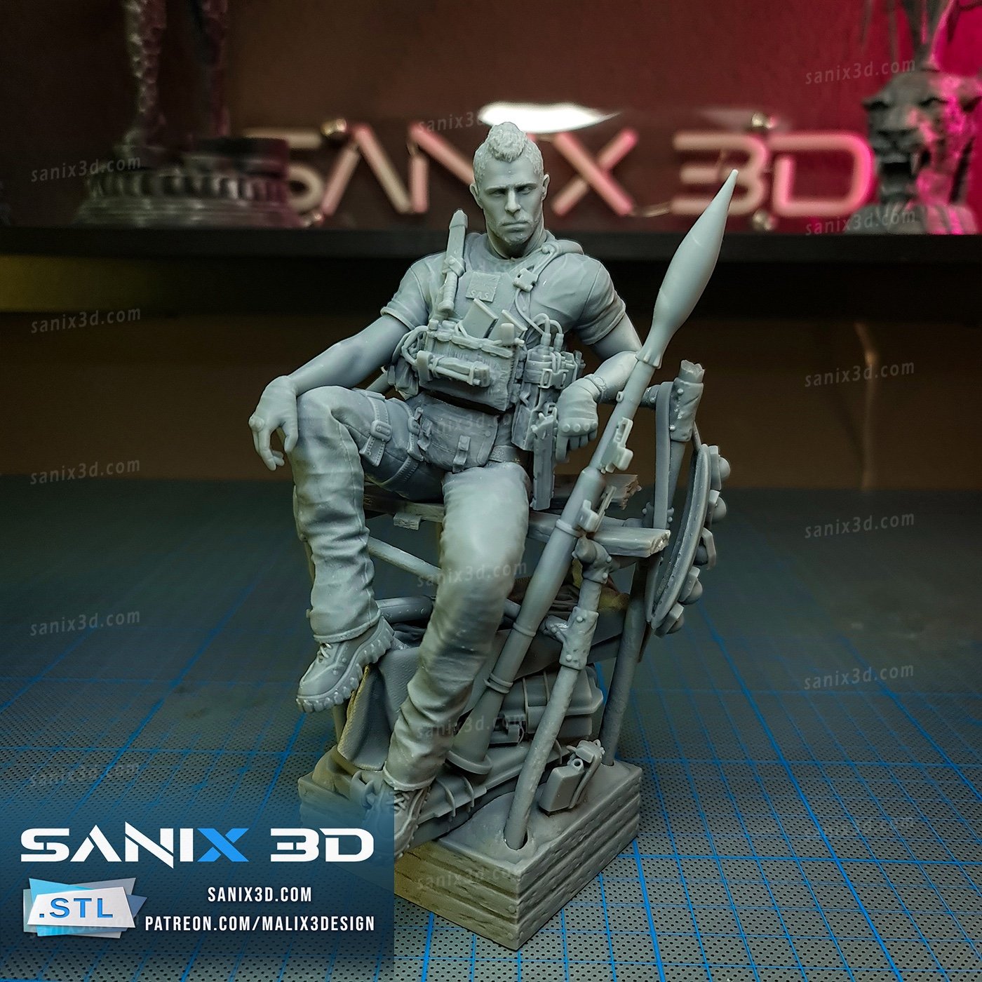 Soap statue from cod