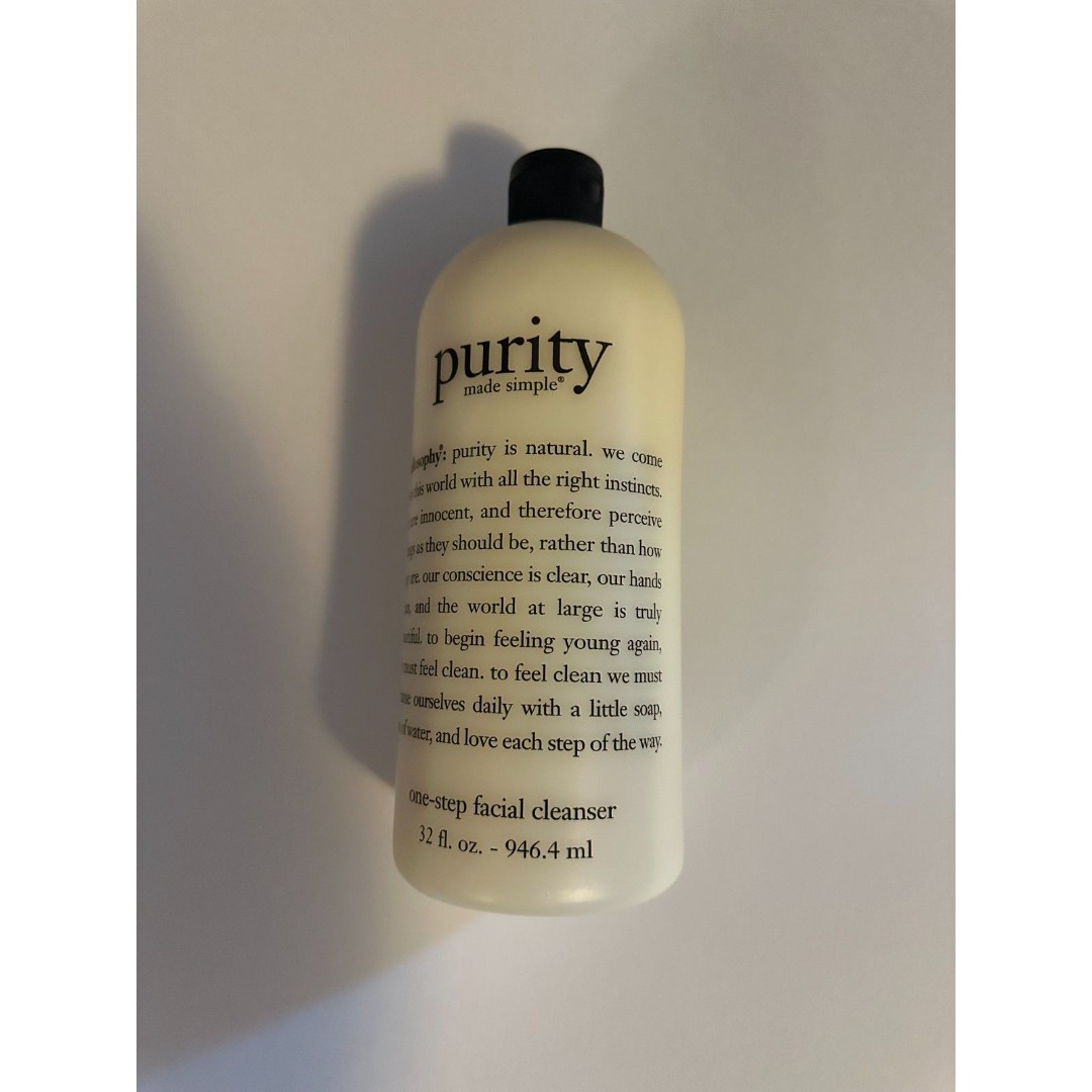 New Philosophy Purity Made Simple One-Step Facial Cleanser 32 oz Sealed No Pump