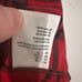 AMERICAN EAGLE OUTFITTERS Custom Red & Black Plaid Disney Hooded Flannel-Size XL