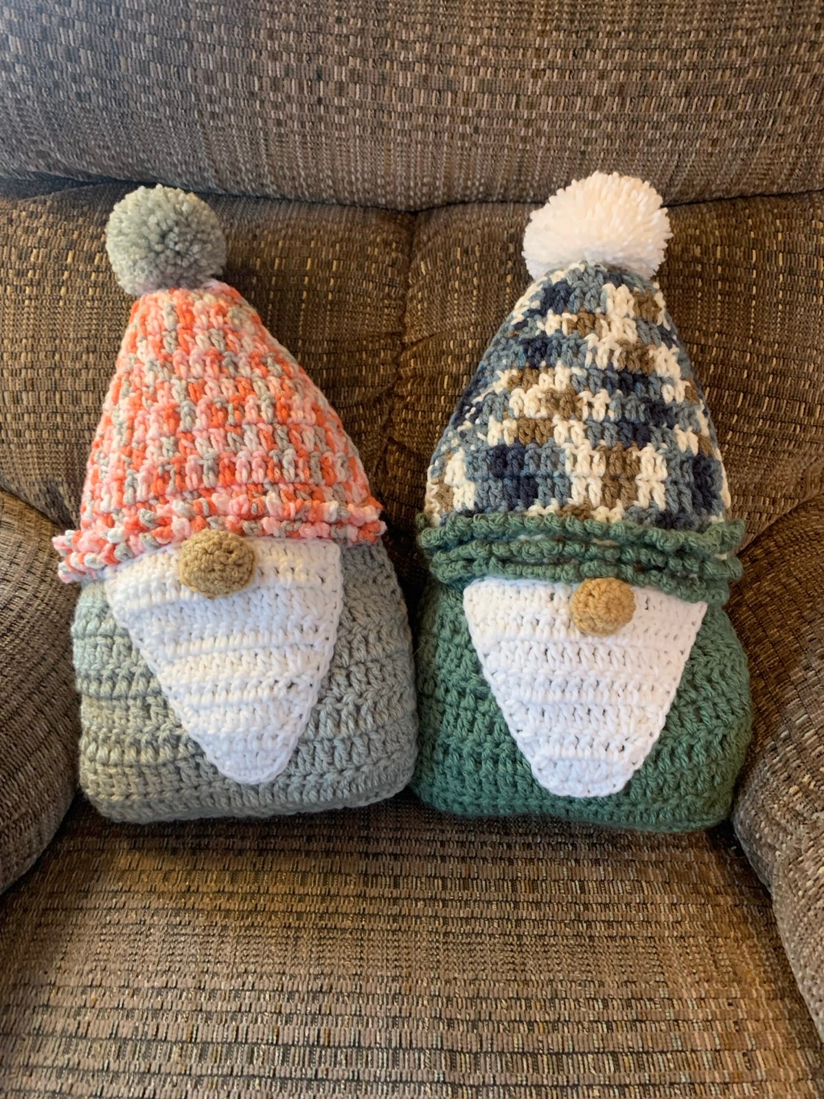 Crochet Gnome Pillow