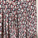 GUCCI West Shelley Line Horsebit Pattern Silk Pleated Skirt