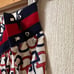 GUCCI West Shelley Line Horsebit Pattern Silk Pleated Skirt