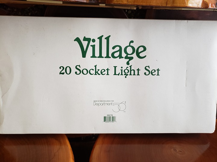 Department 56 Village 20 Socket Light Set