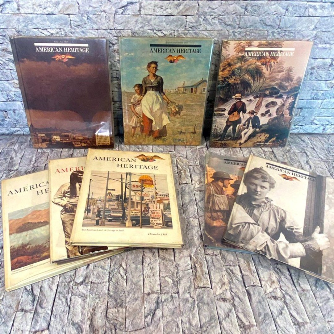 American Heritage 8 Book Set Vintage Book Series 1969 - 1979