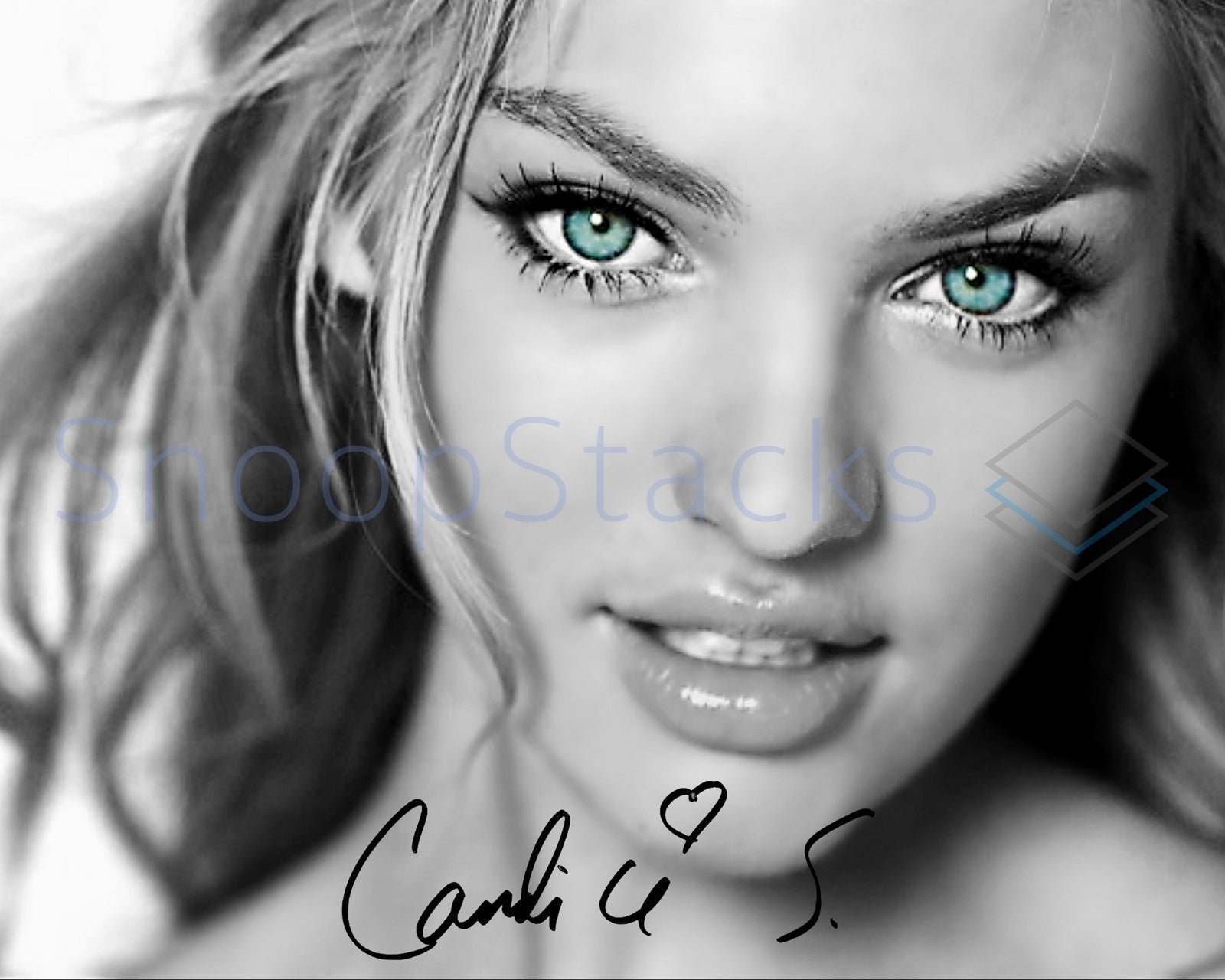 Candice Swanepoel 16x20 Glossy Photo RP Autograph Signed Unique Photograph Print