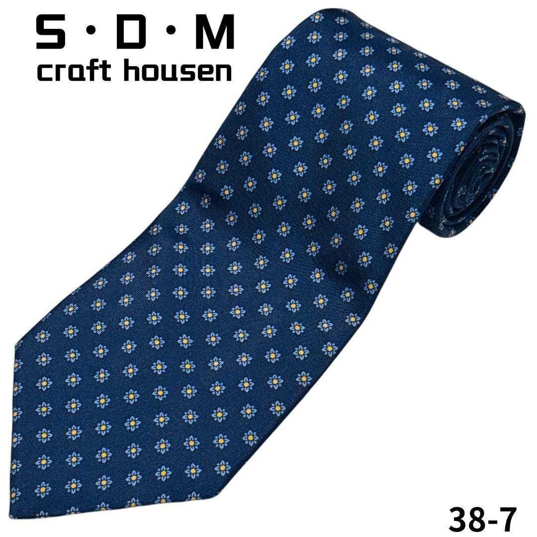 S・D・M craft housen Tie, All-over Floral Pattern, Made in Japan, Stylish, Commuting