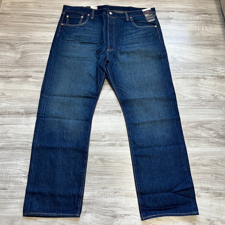Levi's 501 '93 Straight Fit Button Fly Dark Wash Men's Jeans W42 L32