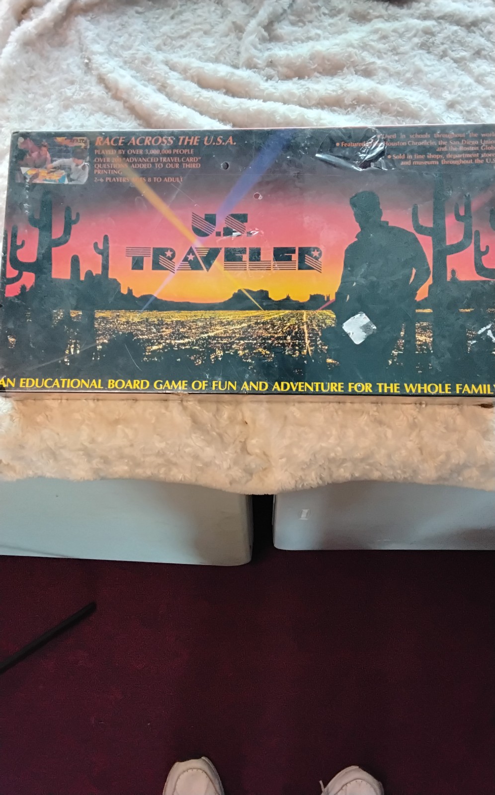 Vintage 1983 US Traveler Educational Board Game. NEW . FACTORY SEALED