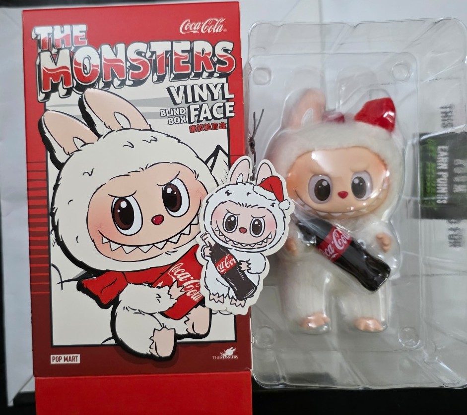POP MART - LABUBU THE MONSTERS - Coca-Cola vinyl plush keychain (SURPRISE SHAKE)