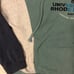 Vintage 90s Y2K University Of Rhode Island Tri Color Hoodie Sweater Size Medium