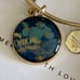 Disney x Alex and Ani Aladdin Genie Wish Granter Goldtone Bangle Bracelet