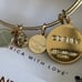 Disney x Alex and Ani Aladdin Genie Wish Granter Goldtone Bangle Bracelet