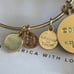 Disney x Alex and Ani Aladdin Genie Wish Granter Goldtone Bangle Bracelet