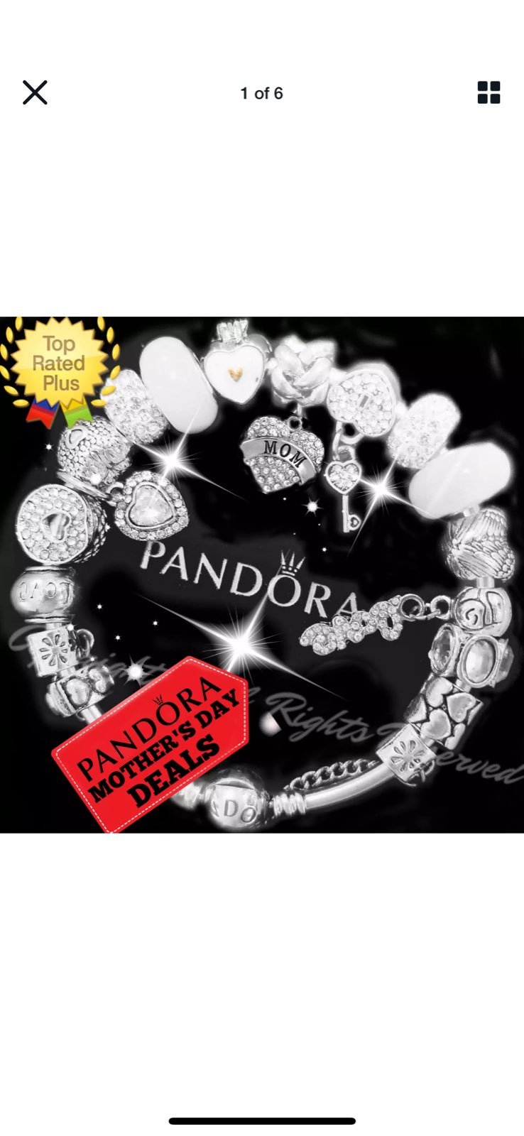 PANDORA charm bracelet