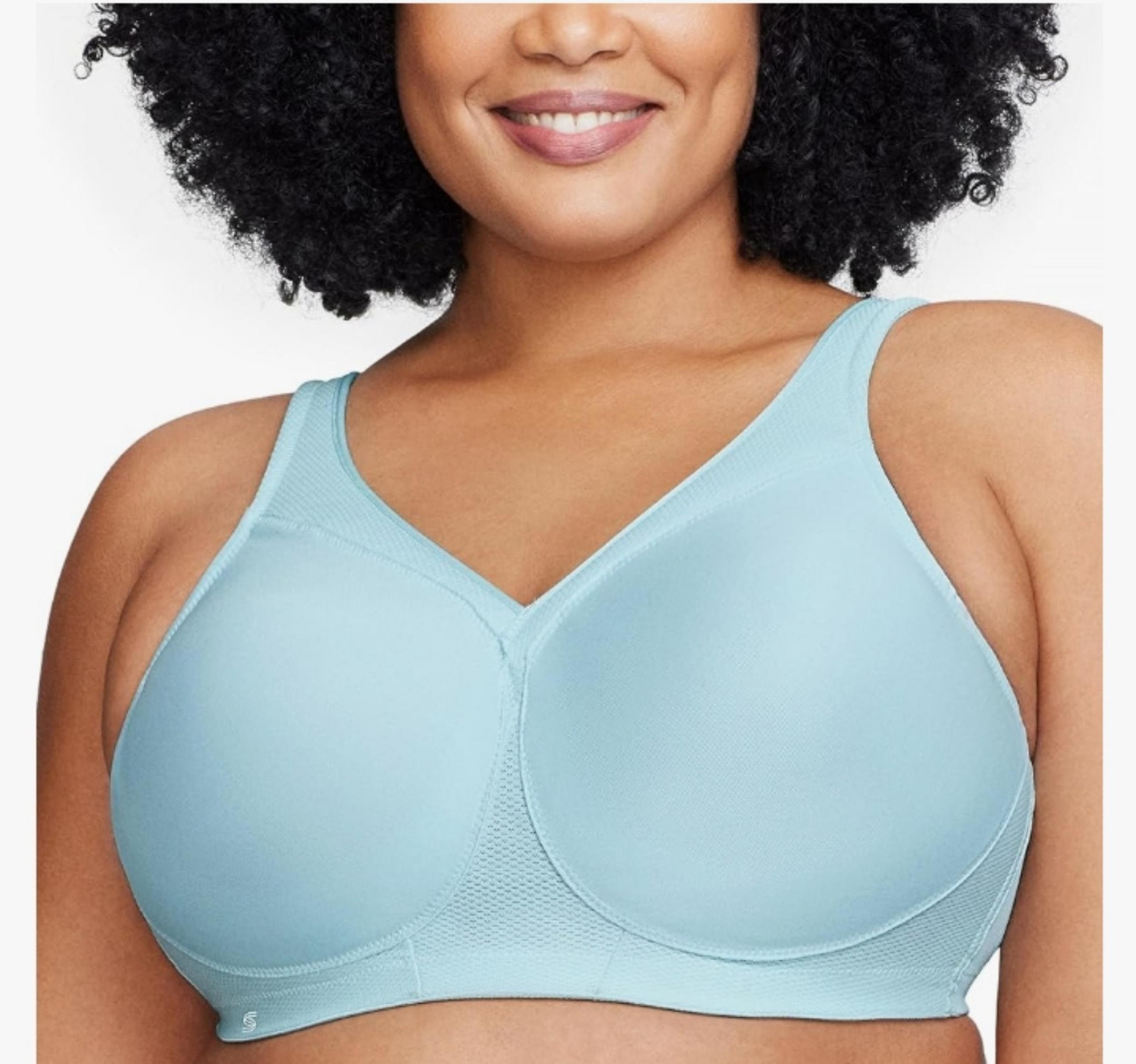 Glamorise Women's Full Figure MagicLift Seamless Wirefree Sports Bra #1006 (50G)