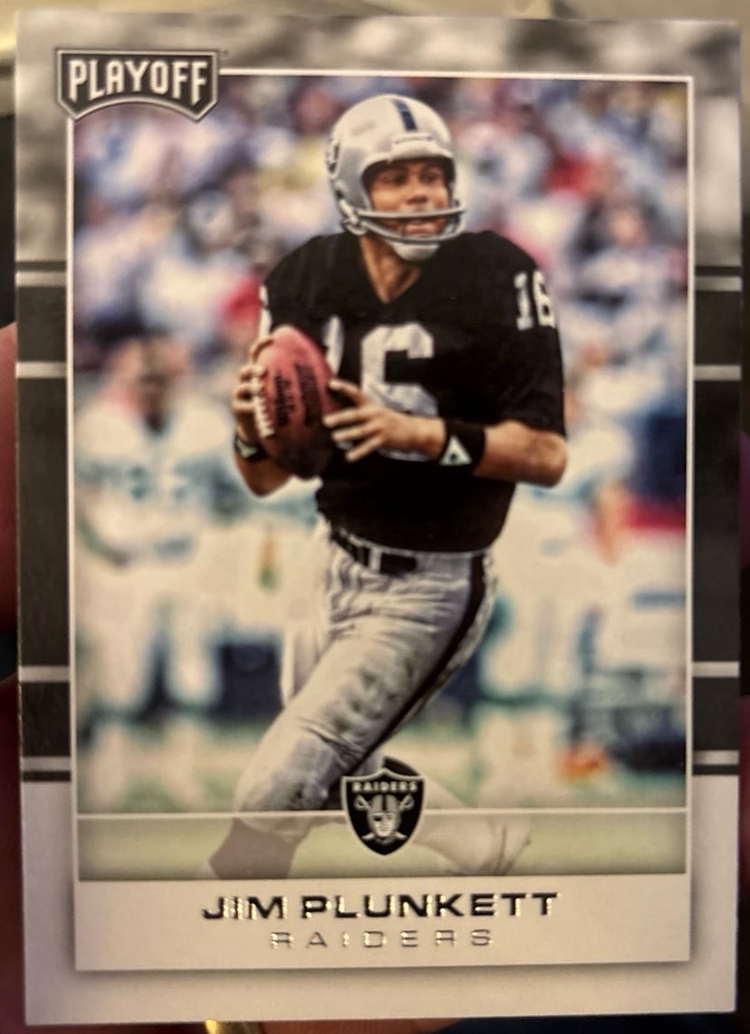 Jim plunkett football card
