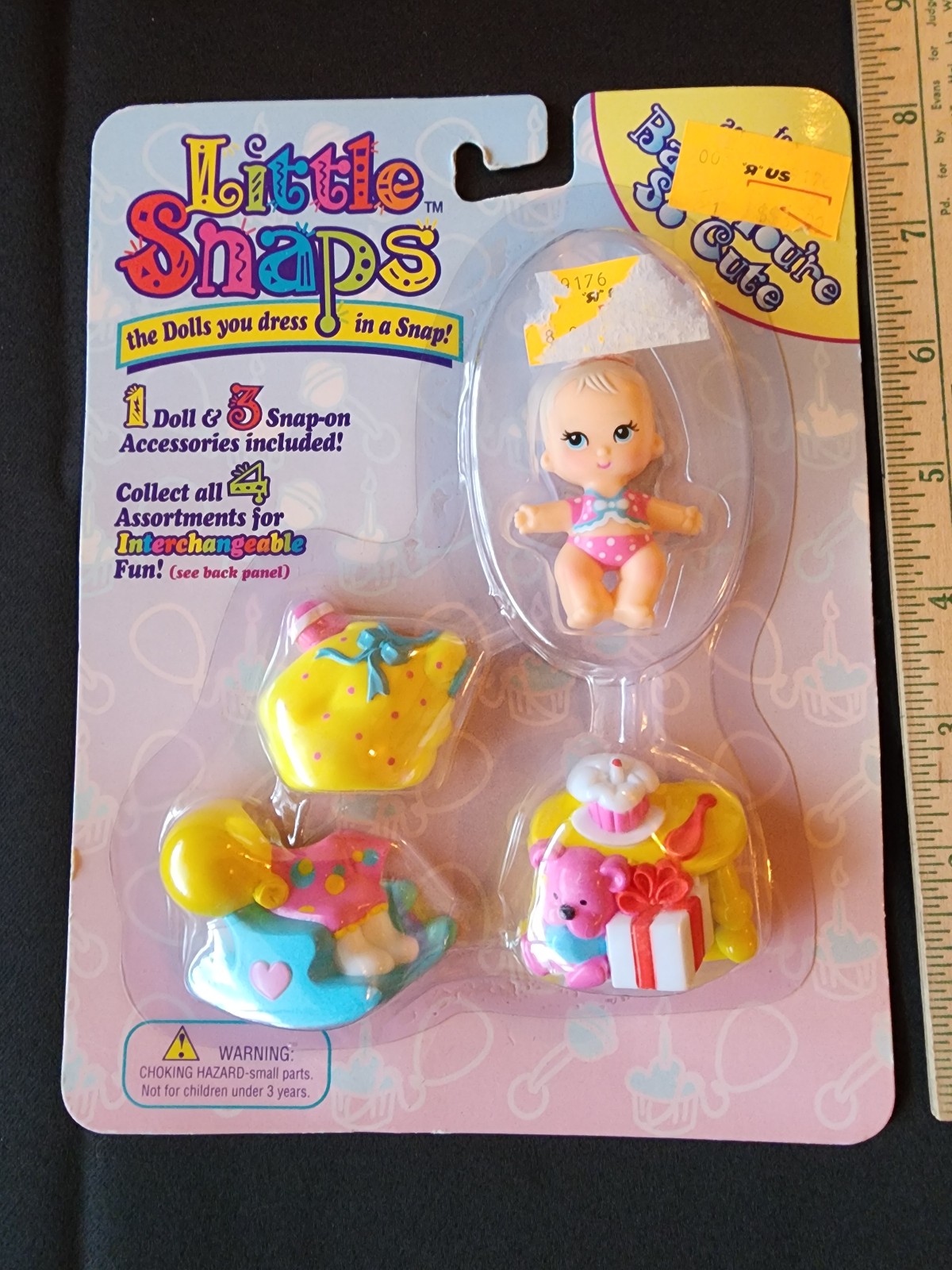 Little Snaps Babys Birthday Doll with Snap-on Interchangeable Accessories