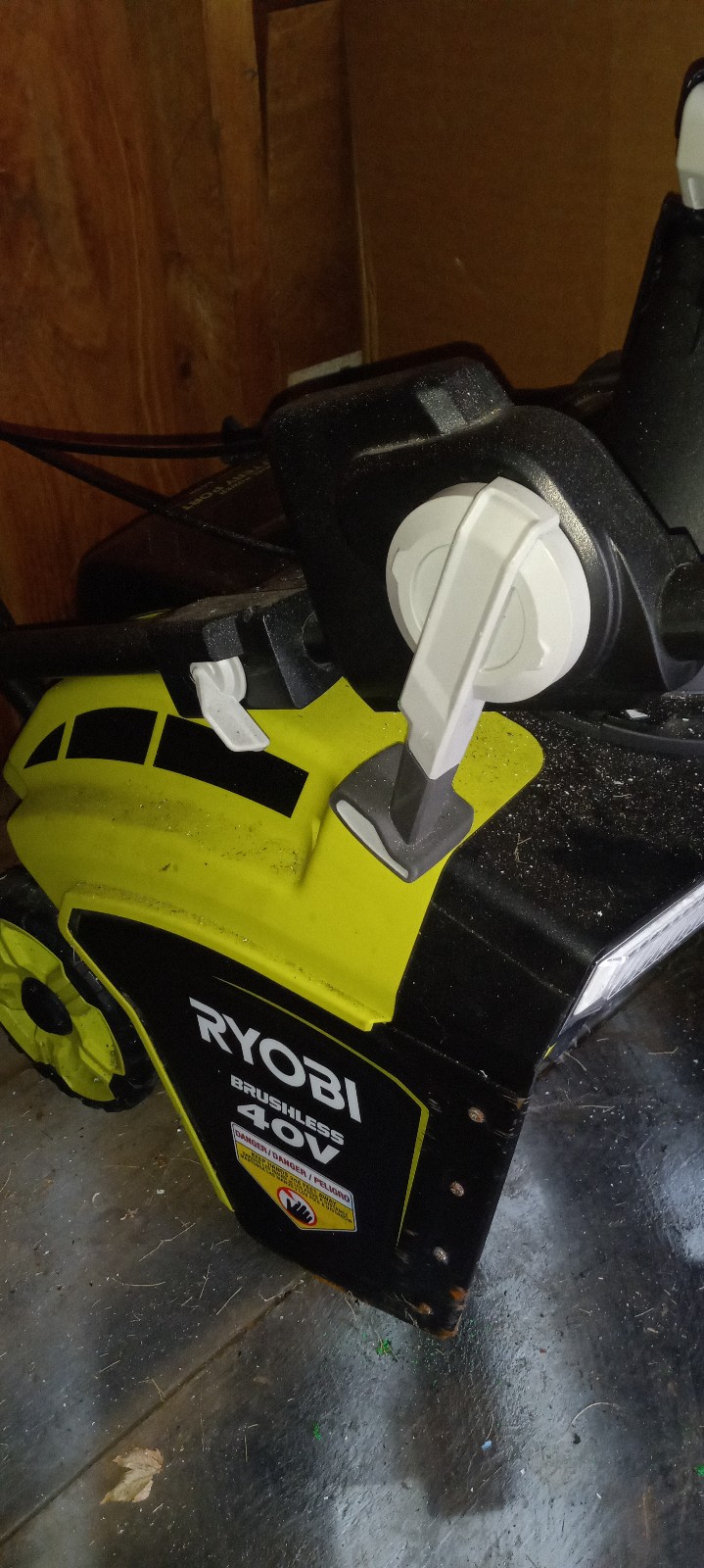 Ryboi battery powered snow blower