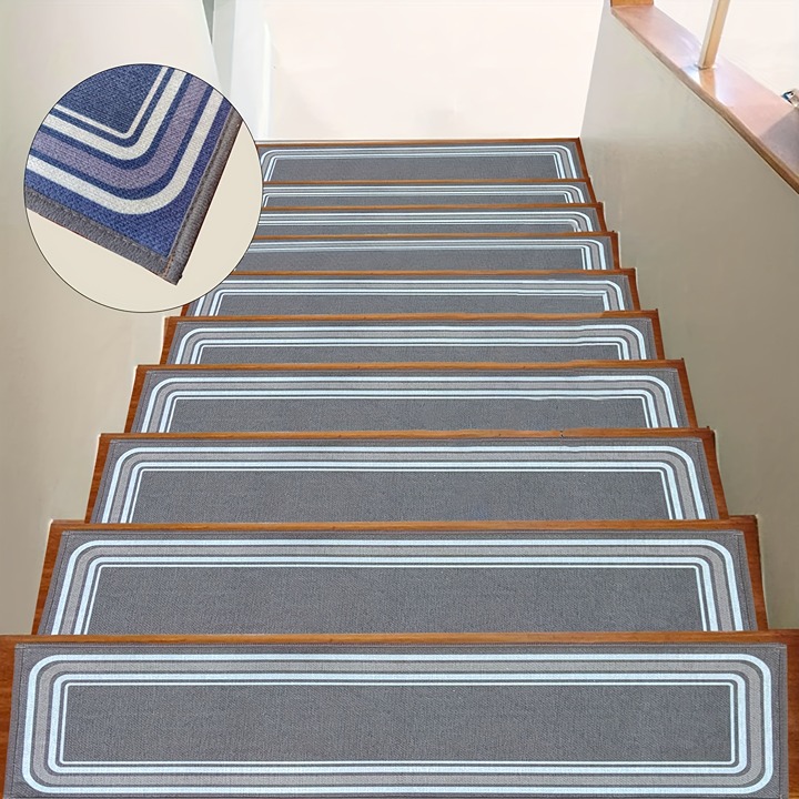 15pc Edging Stair Treads Non-Slip Carpet Mat 30 In X 8 In -Ti2