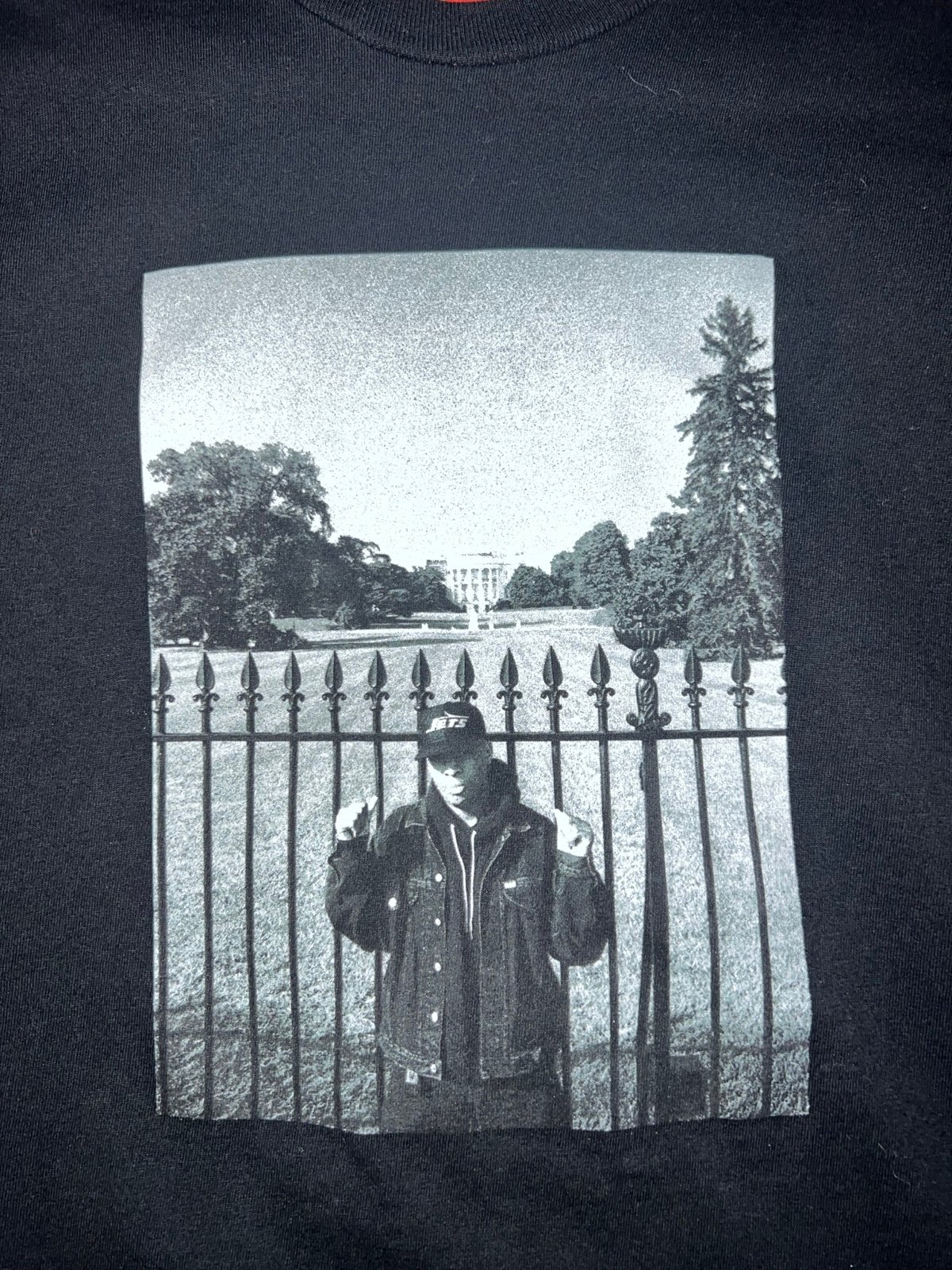 新作！18 Supreme UNDERCOVER Public Enemy White House Tee黒 NWOT Supreme x Undercover Public Enemy White House Tee SS18