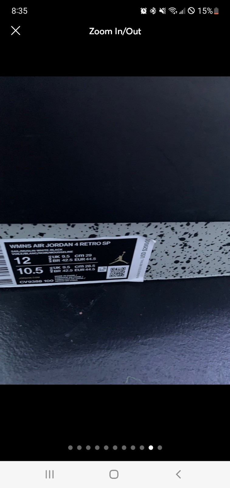 Jordan 4 Off-White SP Sail
