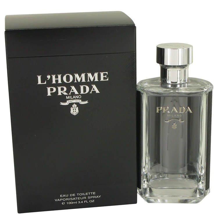 Prada L'homme Cologne 3.4 oz Eau De Toilette Spray