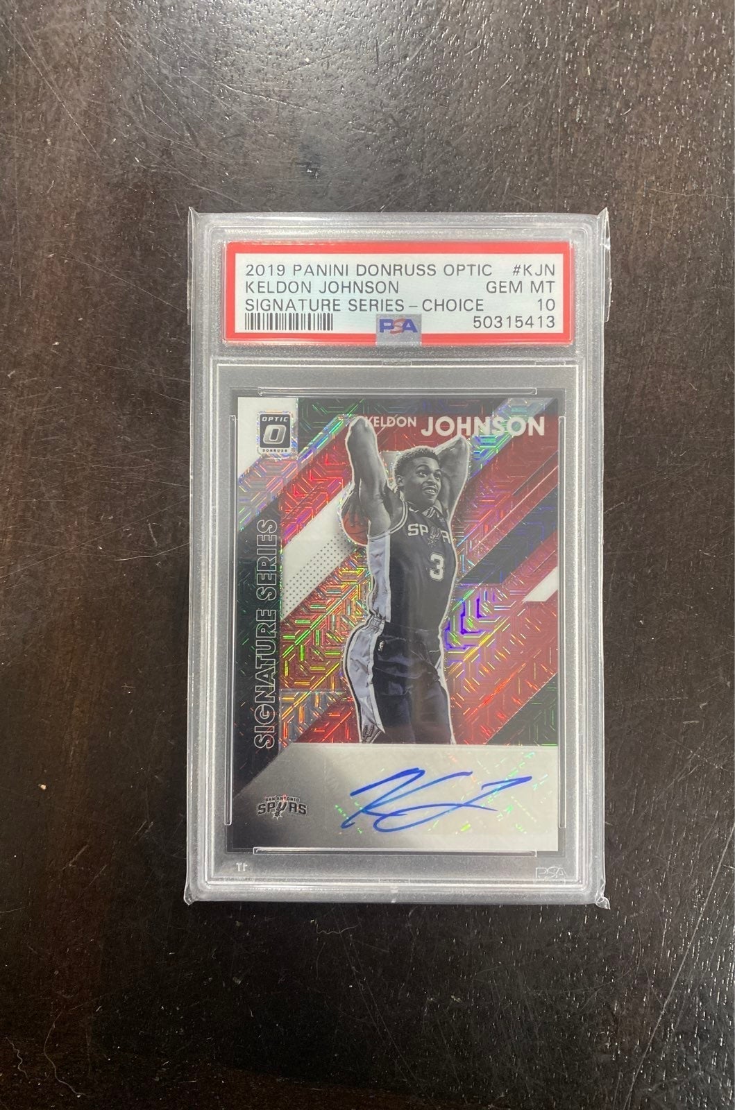 Keldon Johnson Signature Series Psa 10