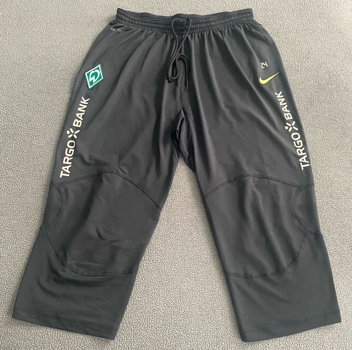 WERDER BREMEN NIKE PIZARRO 2010 SVW 3/4 TRAINING PANTS LARGE MEN