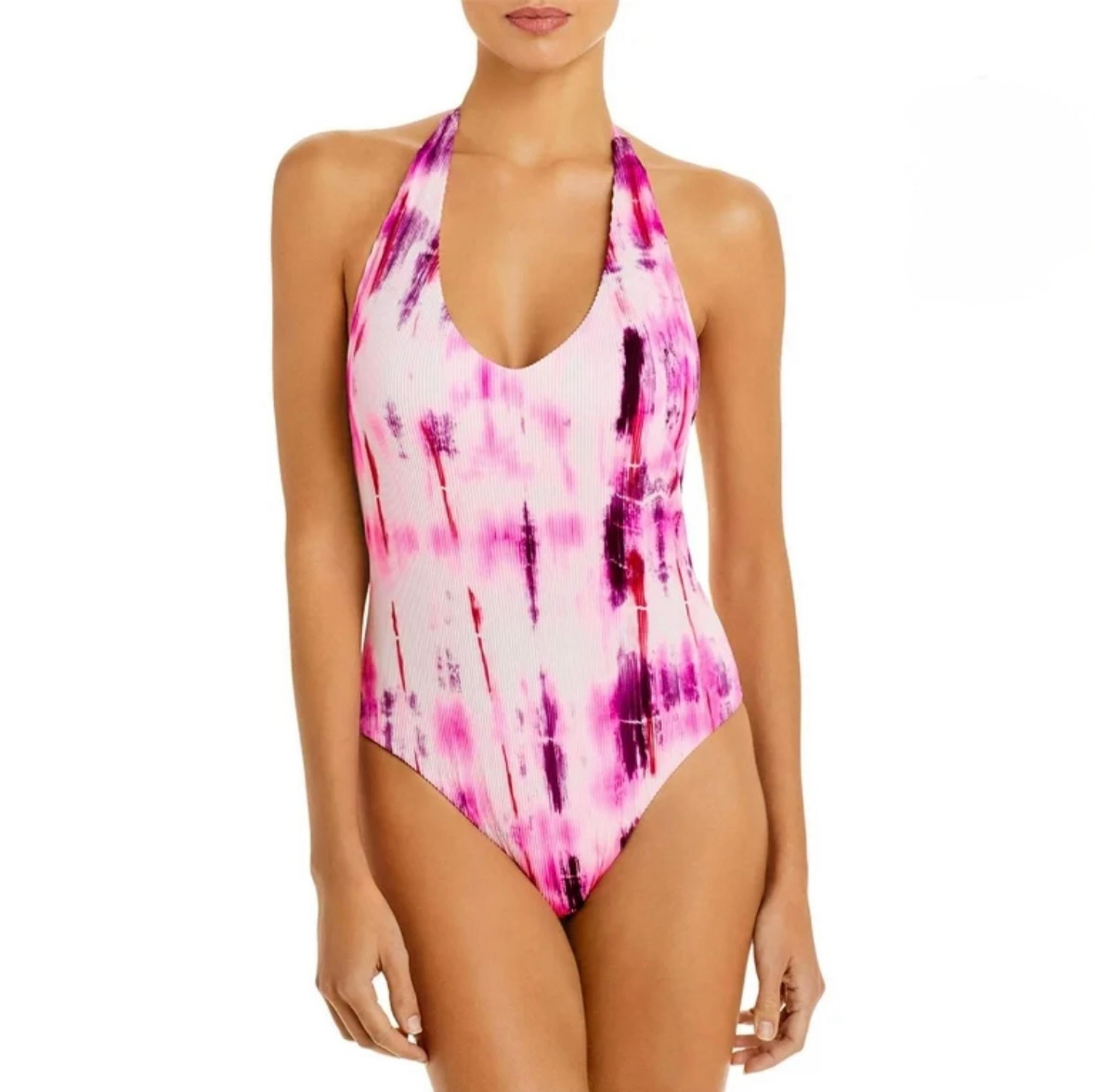PQ Swim Avery One Piece Swimsuit In Spell Women’s Pink & Purple Size Medium