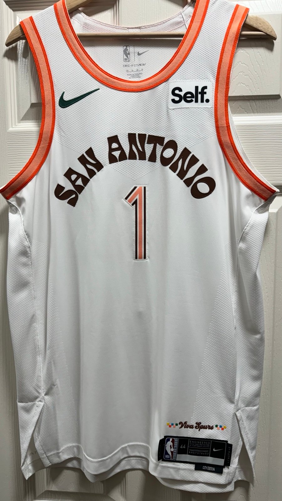 San Antonio Spurs Men's Nike City Edition Victor Wembanyama Authentic Jersey