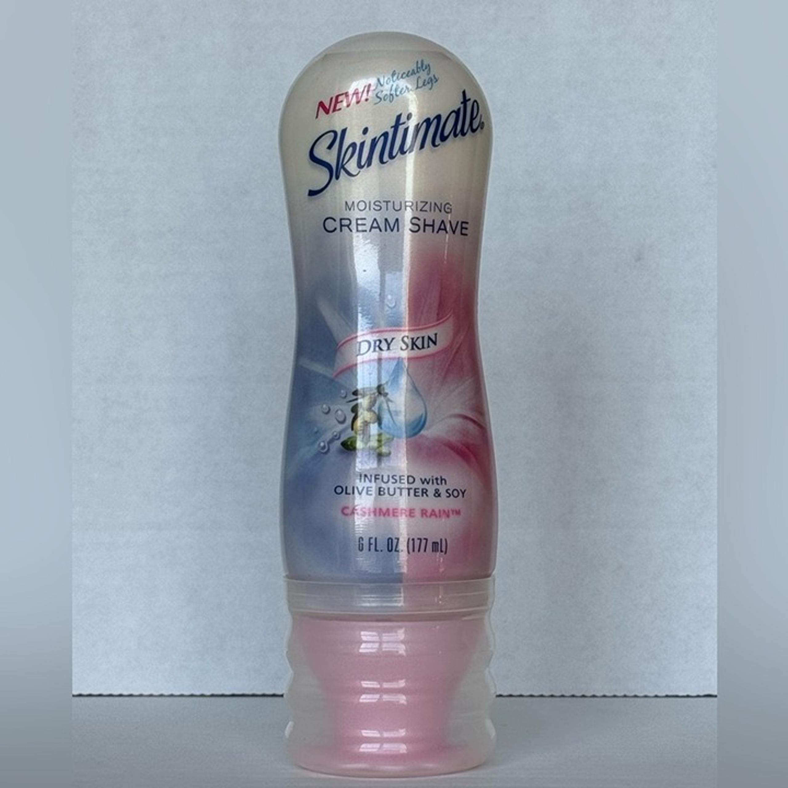 Discontinued Rare Skintimate Moisturizing Shave Cream in Cashmere Rain Scent 6oz