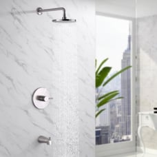 LUXIER Single-Handle 1-Spray Bathtub and Shower Faucet with Valve