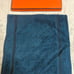 HERMES Hermes Navy Handkerchief Hand Towel