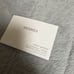 HERMES Hermes Navy Handkerchief Hand Towel