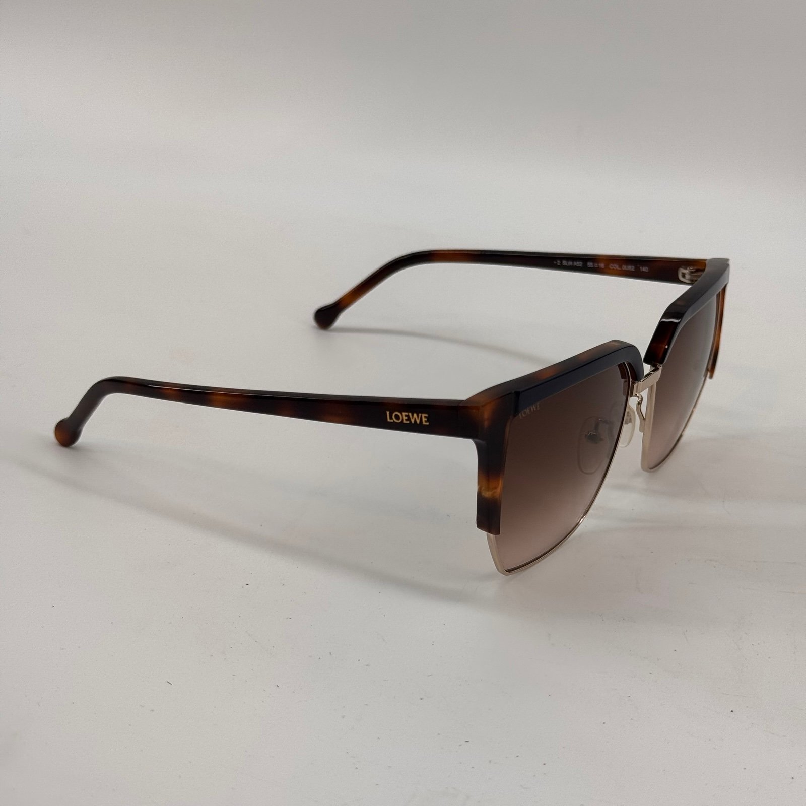 Loewe Brown Tortoise Sunglasses SLW A52