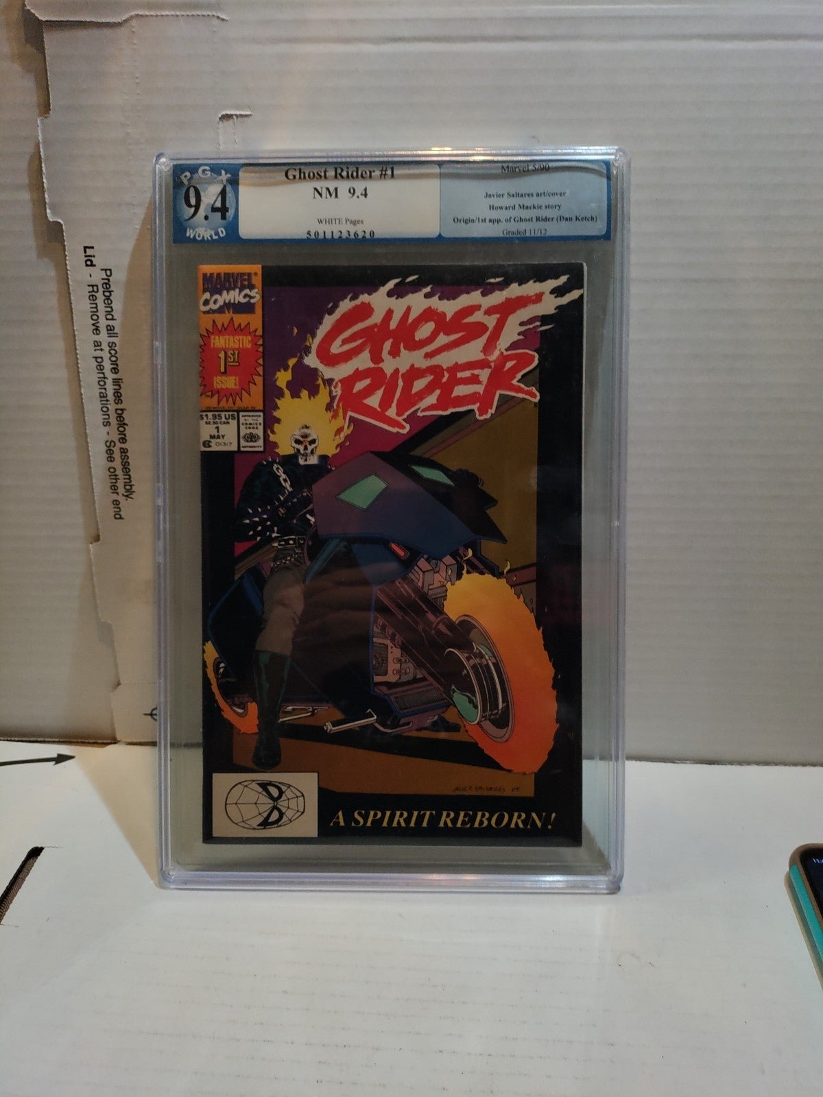 Ghost Rider 1 Newsstand CGC