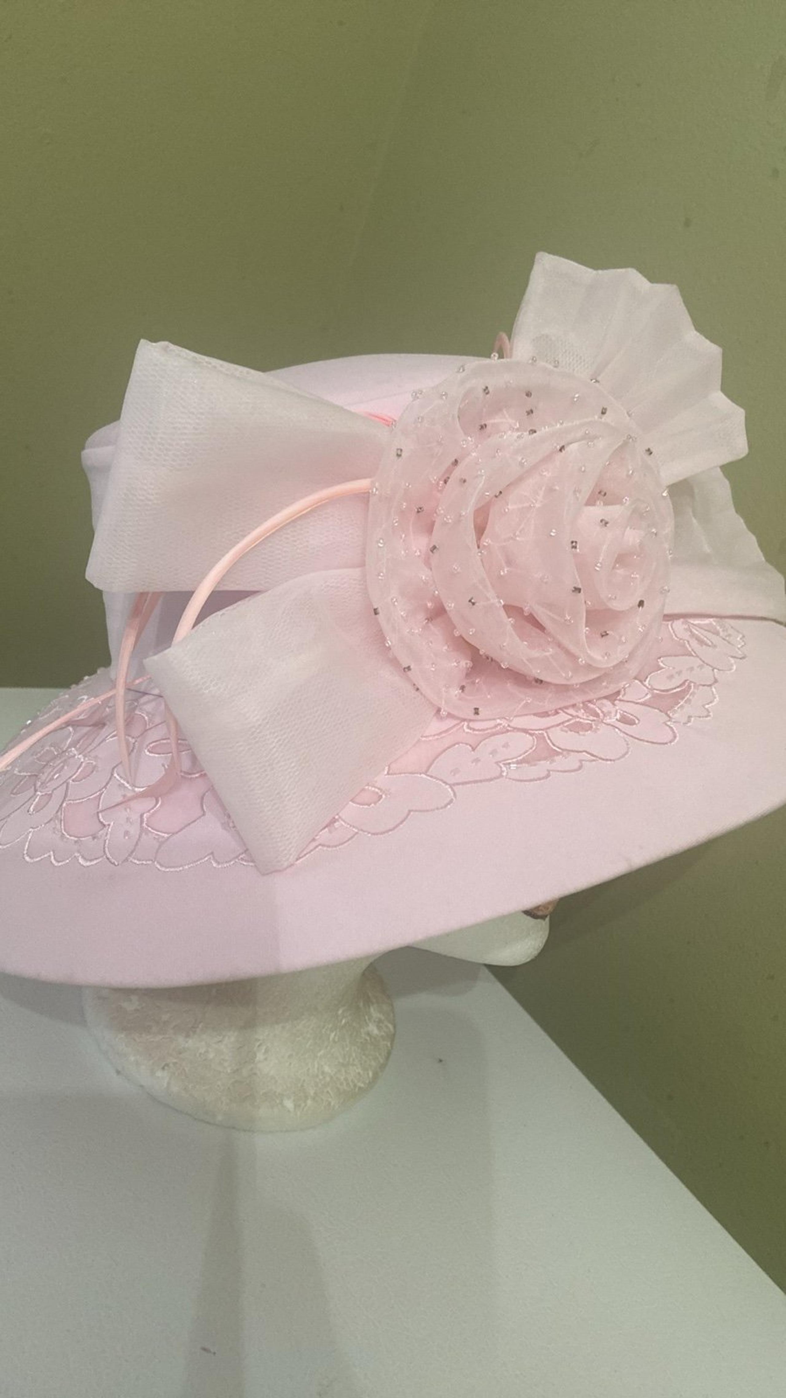 Elegant Pink Church /Dress Hat by Ben Marc