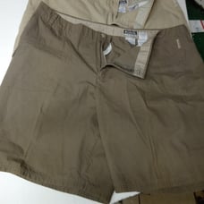 2 Pair Columbia Cargo Shorts Plus Size 26w (26w) Womens Dark & Light Tan