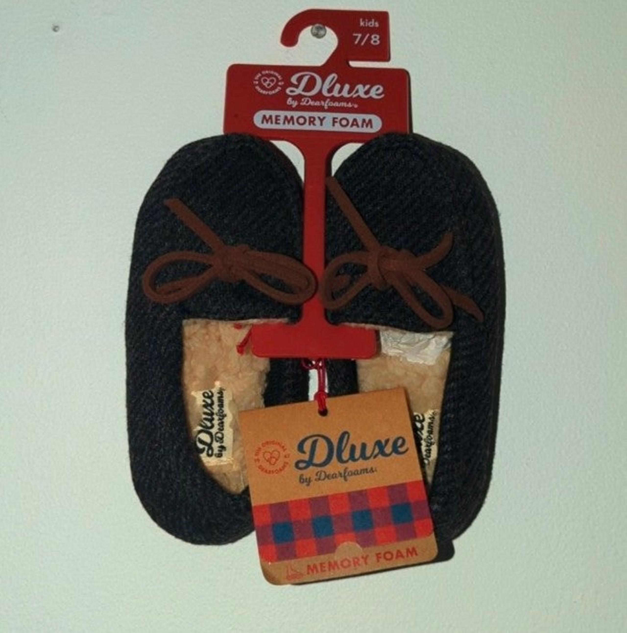Toddler Dear Foam Slippers 7/8 NWT