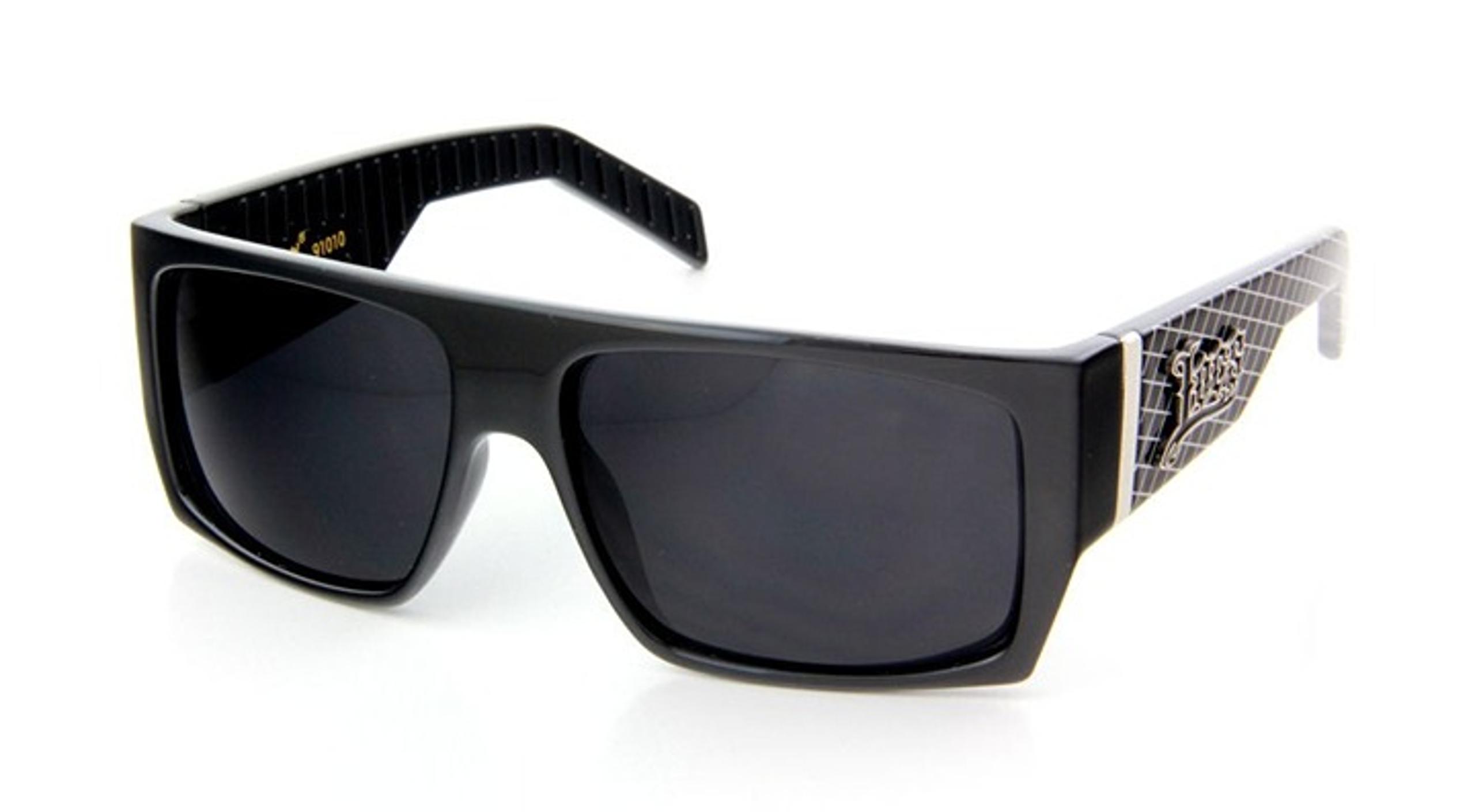 Men's Sunglasses 91010 Locs Black w Webs Free Shipping