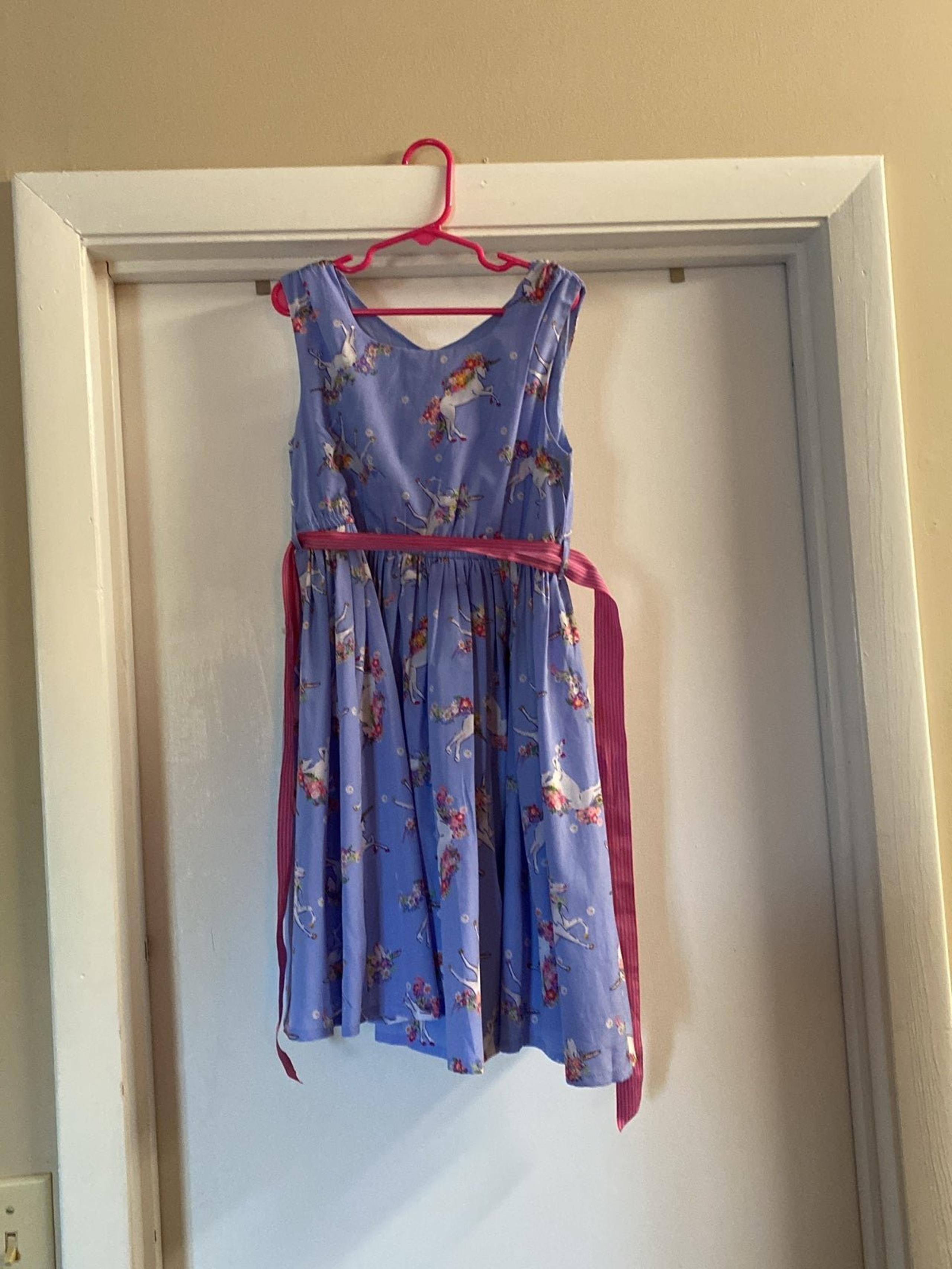 Monsoon Unicorn Dress size 7-8 years