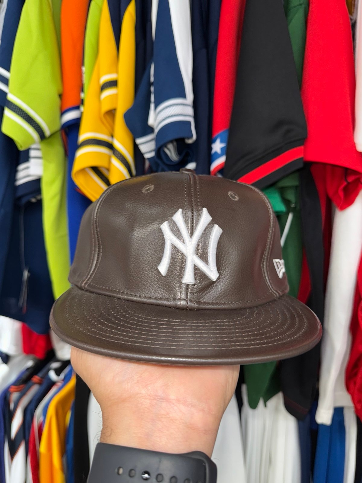 Leather Team Hats