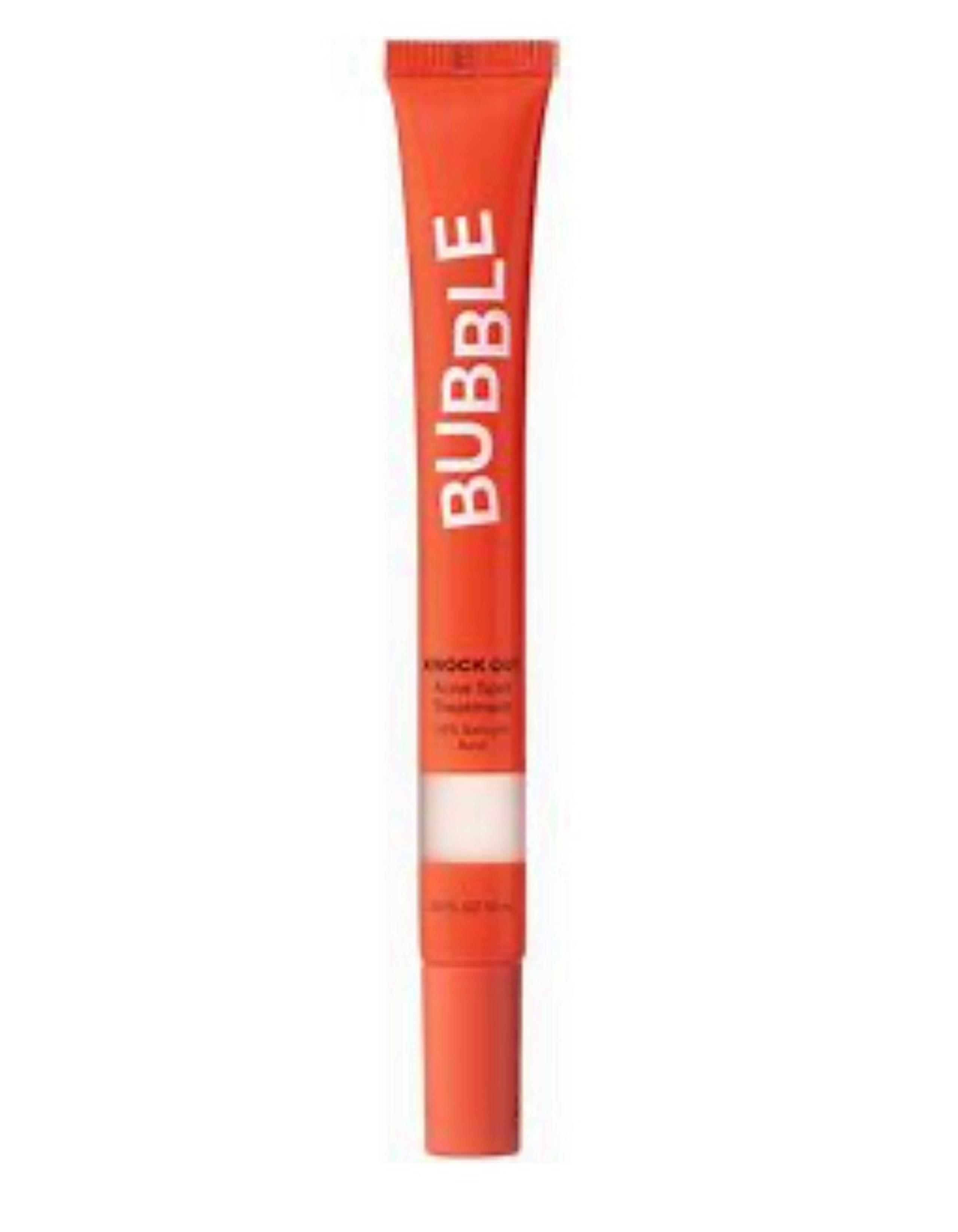 Bubble brand knock out for acne