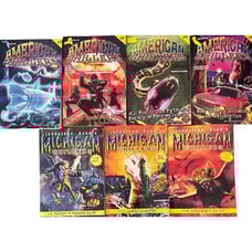 American Chillers & Michigan Chillers Book Set By Johnathan Rand Set of 7 Paperb