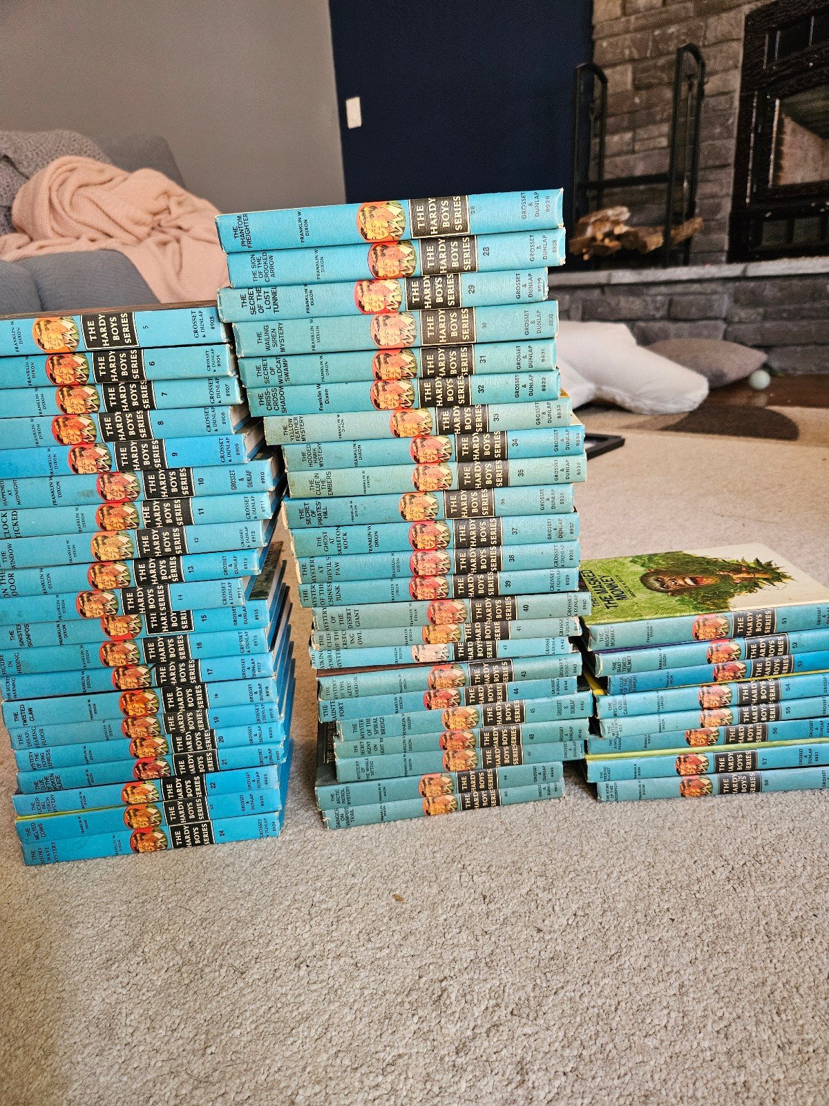 Near Complete Hardy Boys matte book set