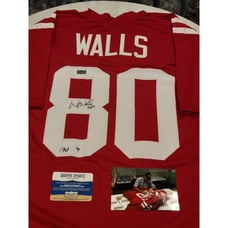 Wesley Walls Autographed/Signed Jersey Radtke COA Ole Miss