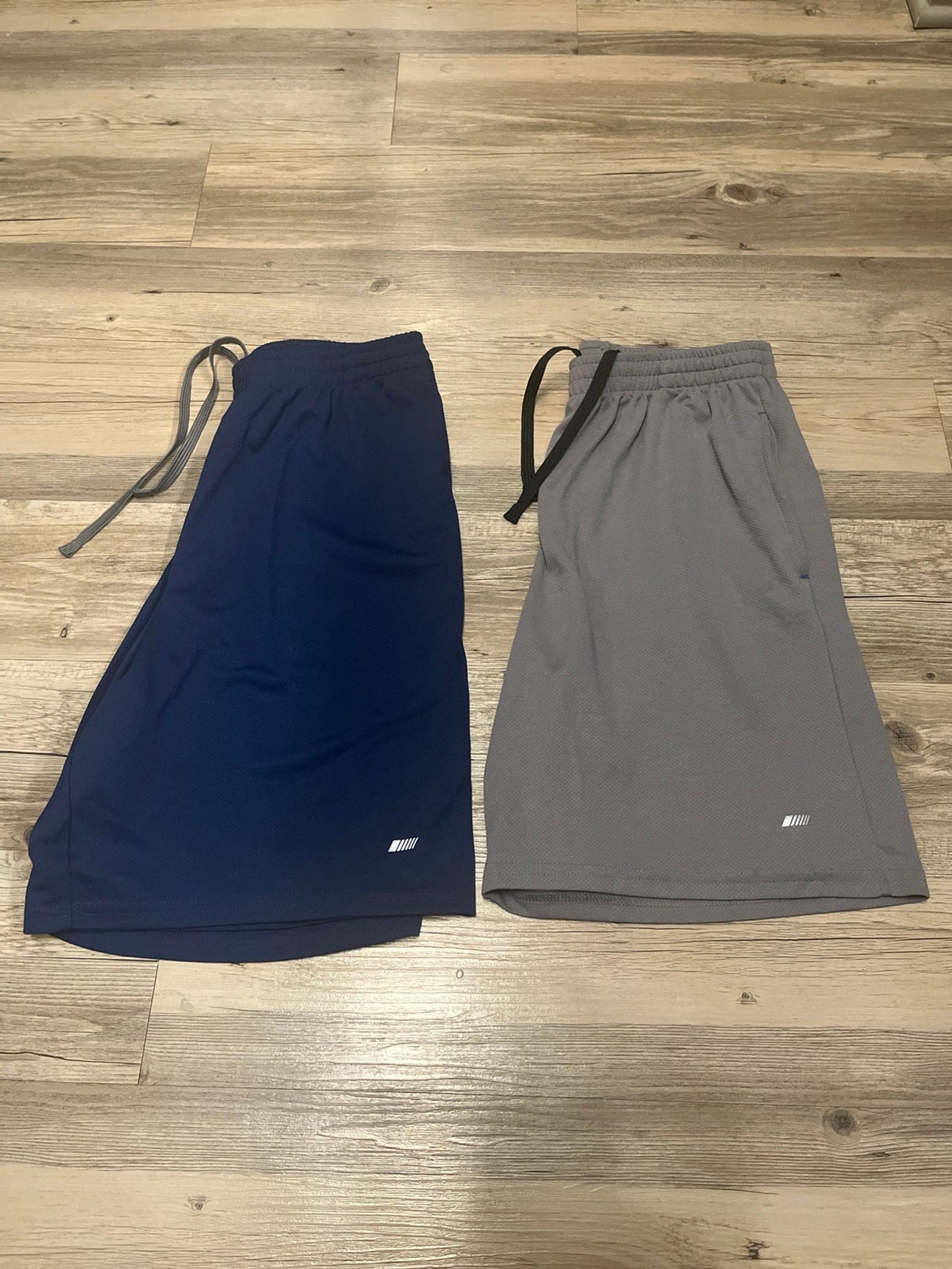 Amazon Essentials Atheltic Shorts Men’s Size Large (2) BUNDLE