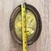 Antique Oval Original Oil Painting Yellow Poppy Wood Carving Frame Artist Signed